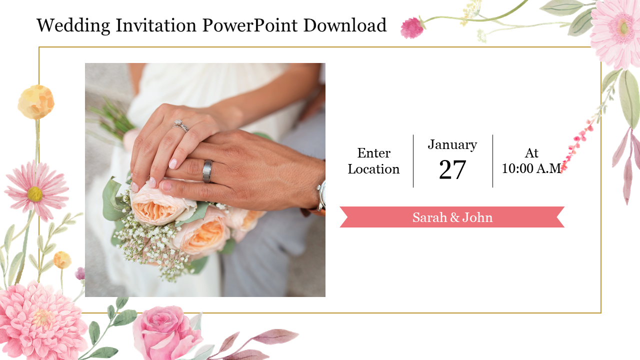 Wedding Invitation PowerPoint Download